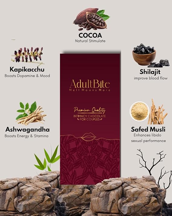 Adult Bite | Dark Chocolate | Mood Enhancing Chocolate For Men & Women